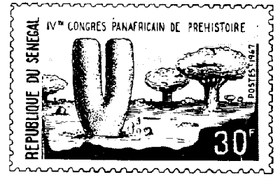 Lyre-shaped megalithic monument in Senegal