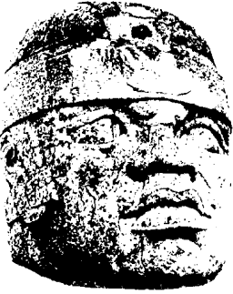 Giant Olmec head